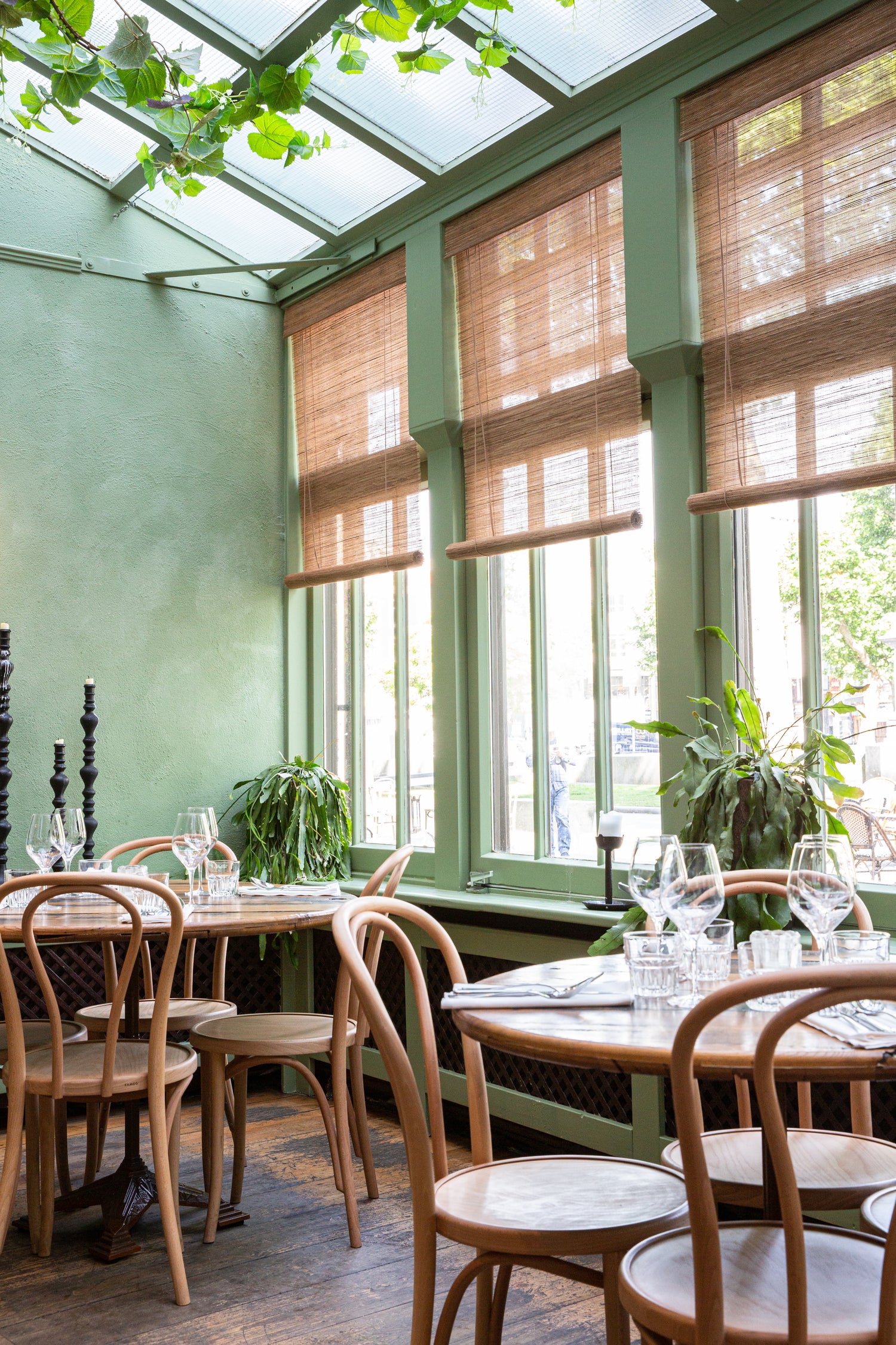 Baltex blinds - toepassing horeca