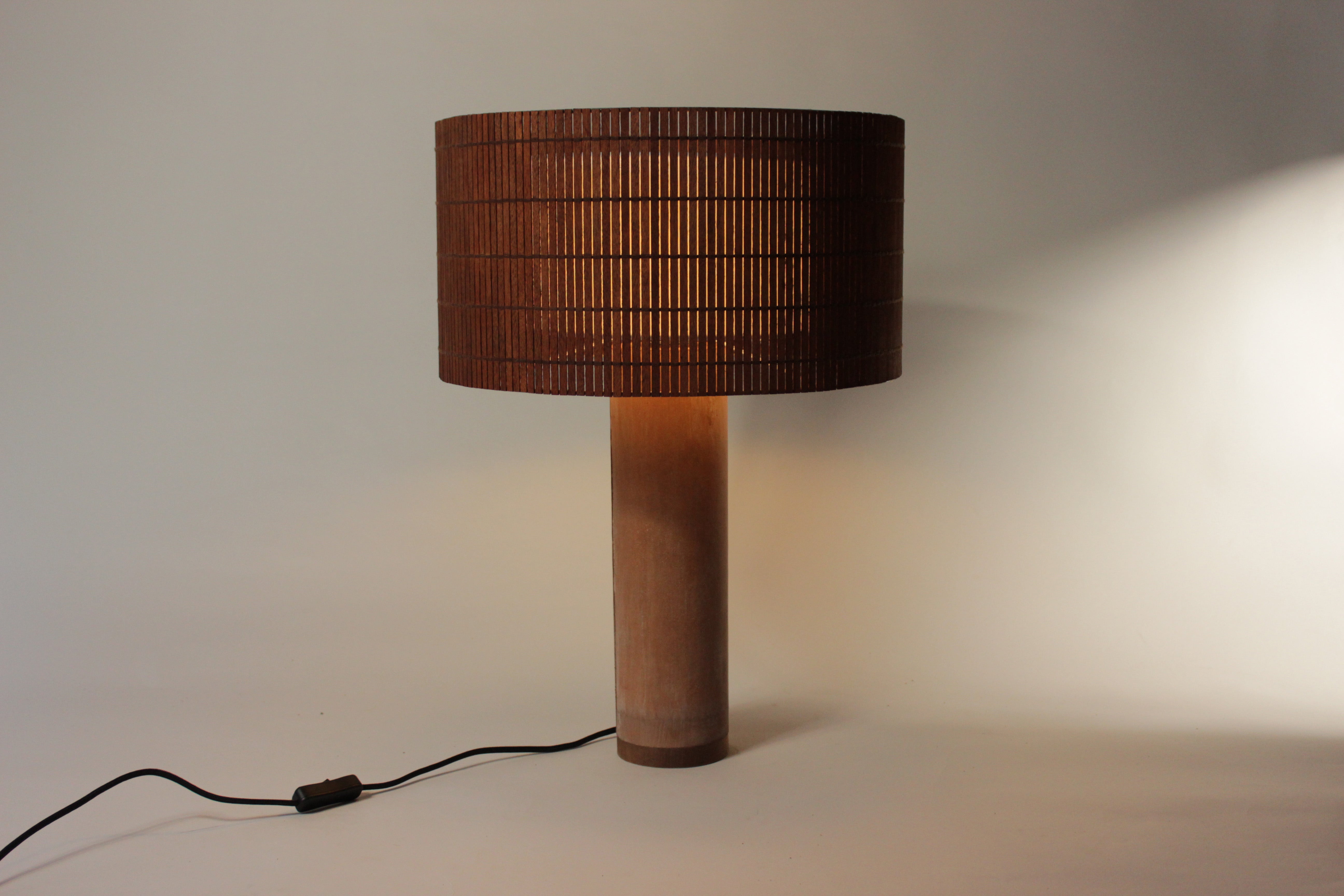 Handgemaakte tafellamp in Amsterdam Baltex Verlichting San Terracota